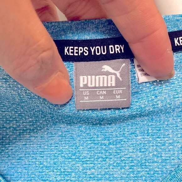 Puma Men’s Dri-Fit Athletic Neon Graphic T-Shirt- Size M - Picture 4 of 4